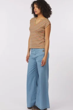 Outlet King Louie Jeans Pirla Pants Festa Light Custard Yellow