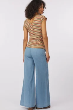 Outlet King Louie Jeans Pirla Pants Festa Light Custard Yellow