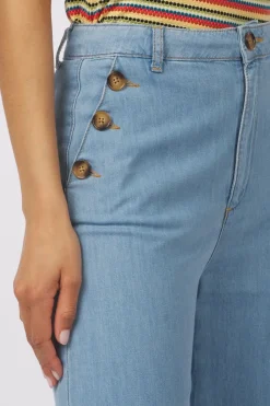 Outlet King Louie Jeans Pirla Pants Festa Light Custard Yellow