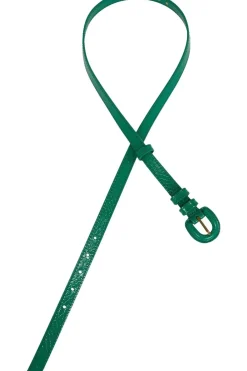 New King Louie Riem Croco Belt Palm Green