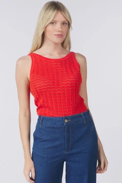 New King Louie Top Hazel Top Onde Denim Blue