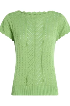 Sale King Louie Trui Audrey Top Rocky Ajour Denim Blue