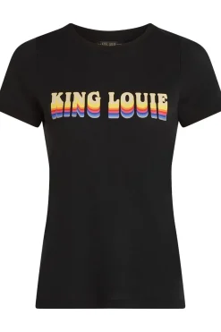 T-Shirt Logo Tee Placement Print-King Louie Hot