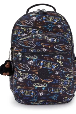 Discount Kipling Dagrugzak Seoul Lap 27l Neon Skate