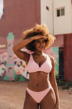 Sale Kiwi Bikini Top Ht Hada Vichy (1A4) Rose