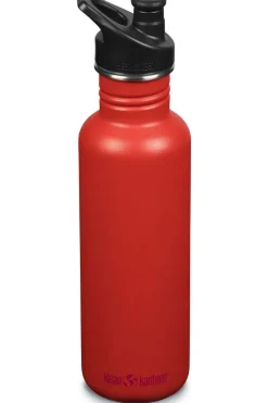 Clearance Klean Kanteen Classic Single Wall 27Oz 800Ml Sport red