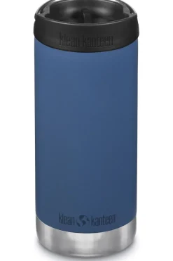 Clearance Klean Kanteen Drinkfles TKWide 12Oz/355 Ml With Café Cap Real Teal