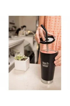 Rietje Met Lid En Reinigingsborstel Rvs-Klean Kanteen Hot