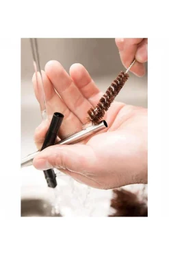 Rietje Met Lid En Reinigingsborstel Rvs-Klean Kanteen Hot