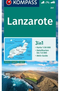 Boek Lanzarote 241 Gps +Ag-KOMPASS New