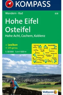 Book XKOM Hohe-Eifel-838 GPS Osteifel,Hohe Acht,Cochem, Kobl.-UITV.-KOMPASS Discount