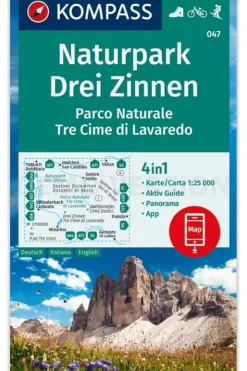 Sale KOMPASS Drei Zinnen NP 047 GPS D/I/E +AG 9028