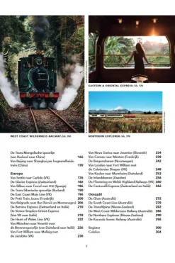 Online Kosmos Mooiste treinreizen - Lonely Planet 2024