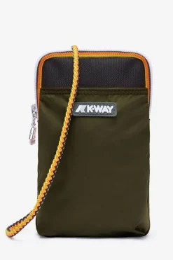 Online K-Way Handtas Vitree Phone Holder Green Blackish