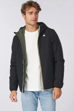 Fashion K-Way Jas Jack St Warm Double Black Pure Green Blackish