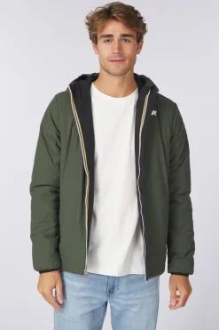 Fashion K-Way Jas Jack St Warm Double Black Pure Green Blackish