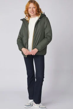 Outlet K-Way Regenjas Le Vrai 3,0 Claude Orsetto mid khaki