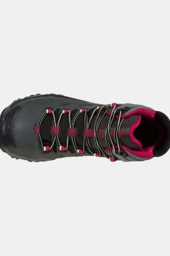 Clearance La Sportiva Wandelschoenen Ultra Raptor II Mid Leather Woman Gore-Tex Charcoal/Cerise