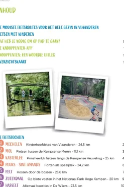 Boek Vlaanderen Fietsen Met Het Hele Gezin Knooppunter-Lannoo Outlet