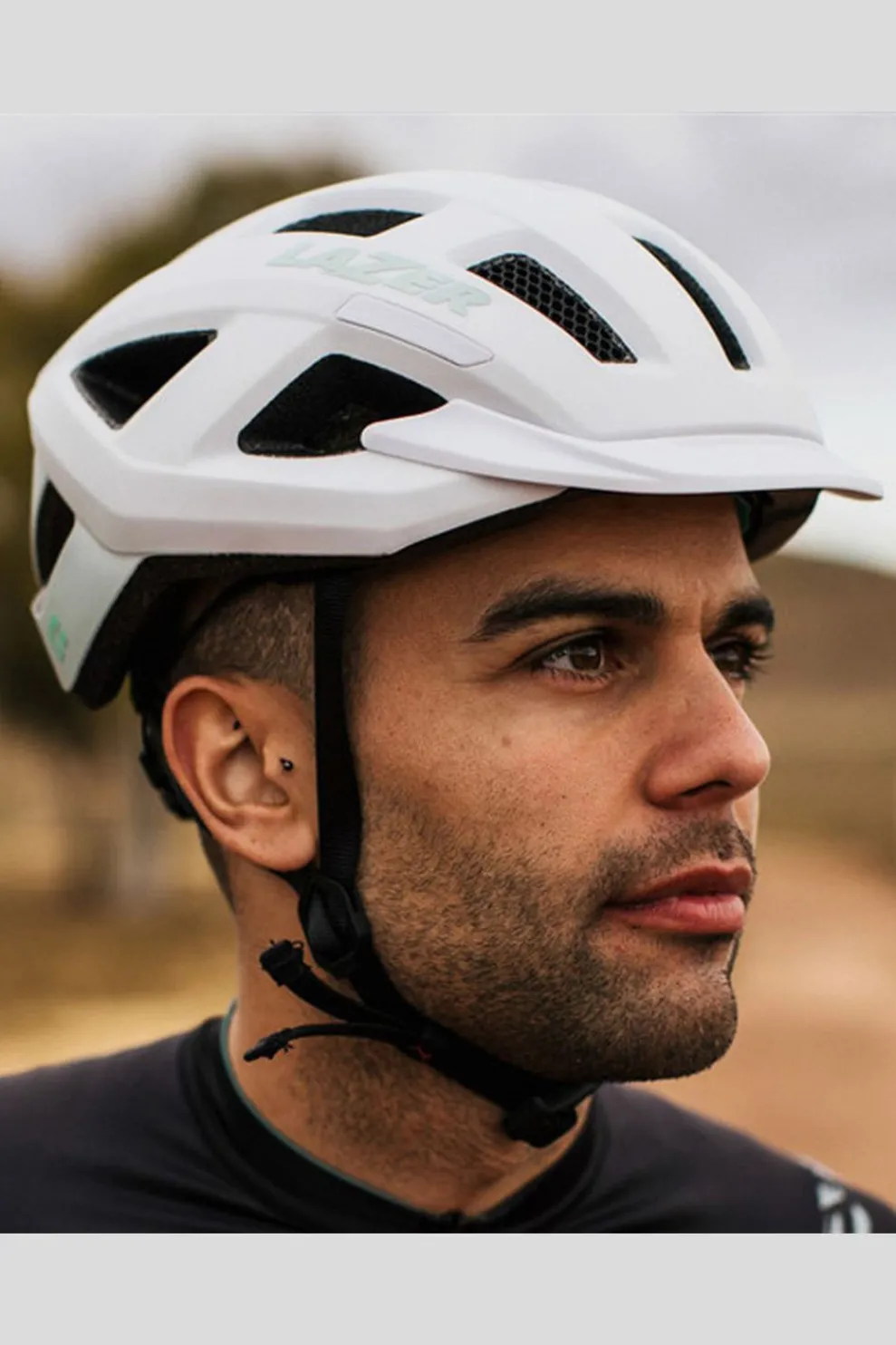 Online Lazer Fietshelm Cerro Kineticore Mat Wit Mint