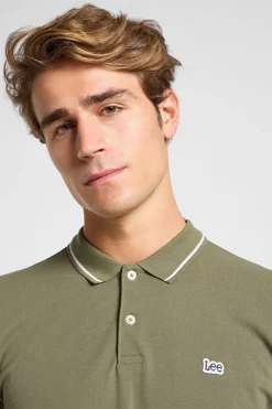 Fashion LEE Polo Pique Mercantile Green