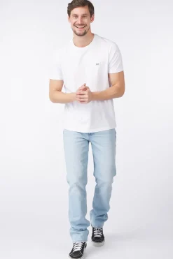 Fashion LEE T-Shirt Ss Patch Logo White-L60Ufq12