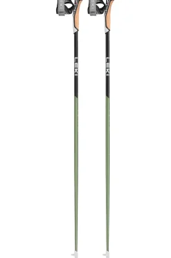 Hot Leki Wandelstok Flash Carbon mid green/black