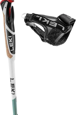 New Leki Wandelstok Spin Shark Sl White-Smokegreen-Dark Anthracite