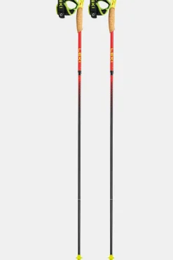 Hot Leki Wandelstok Ultratrail Fx.One Superlite (Pair) Bright Red / Neon Yellow / Natural Carbon