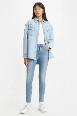 Best Levi's Broek 721 High Rise Skinny Black/Black