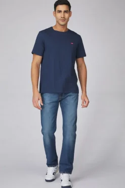 Sale Levi's Broek 502 Taper dark blue