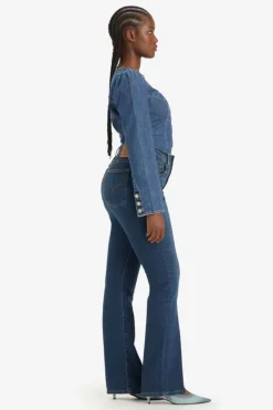 Online Levi's Jeans 725 High Rise Bootcut Birch W. Black And Cayenne