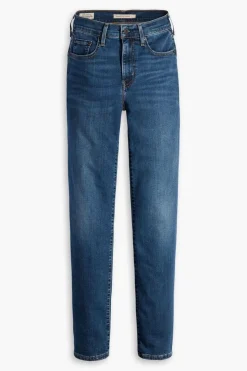Best Levi's Jeans 724 High Rise Straight Indigo Stripe Terra