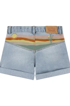 Discount Levi's Kids Short Lvg Mini Mom W Embroider