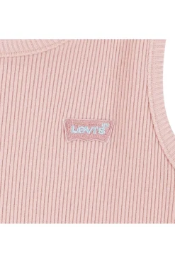 Discount Levi's Kids Top Lvg Meet And Greet Ribbed Candlelight Peach