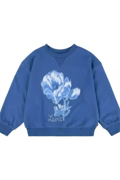Best Levi's Kids Trui Lvg Coastal Collegiate Crew Blue