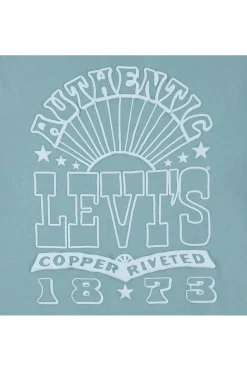 New Levi's Kids T-Shirt Lvb Sun Burst Bristol Blue