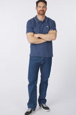Outlet Levi's Polo Shoreline Tech Blues Performance Tipping