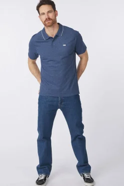 Outlet Levi's Polo Shoreline Tech Blues Performance Tipping