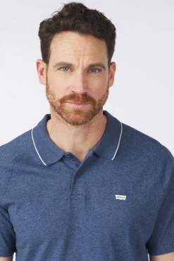 Outlet Levi's Polo Shoreline Tech Blues Performance Tipping