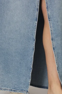 Rok Ankle Column Skirt Med Indigo - Worn In-Levi's Discount