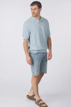 Online Levi's Short 405 Standard Light Indigo - Worn In Linen Seed Stitch Ni