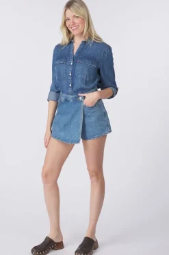 Short Light Indigo - Flat Finish-Levi's Best