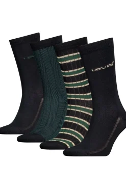 Sokken Levis Giftbox Reg Cut Stripe 4P-Levi's Online