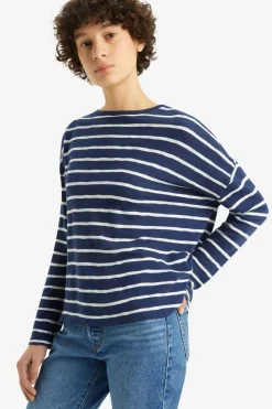 Best Levi's T-Shirt Margot Blues Middle Course