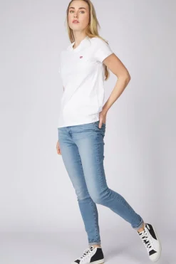 Discount Levi's T-Shirt Perfect Blue Wave Light