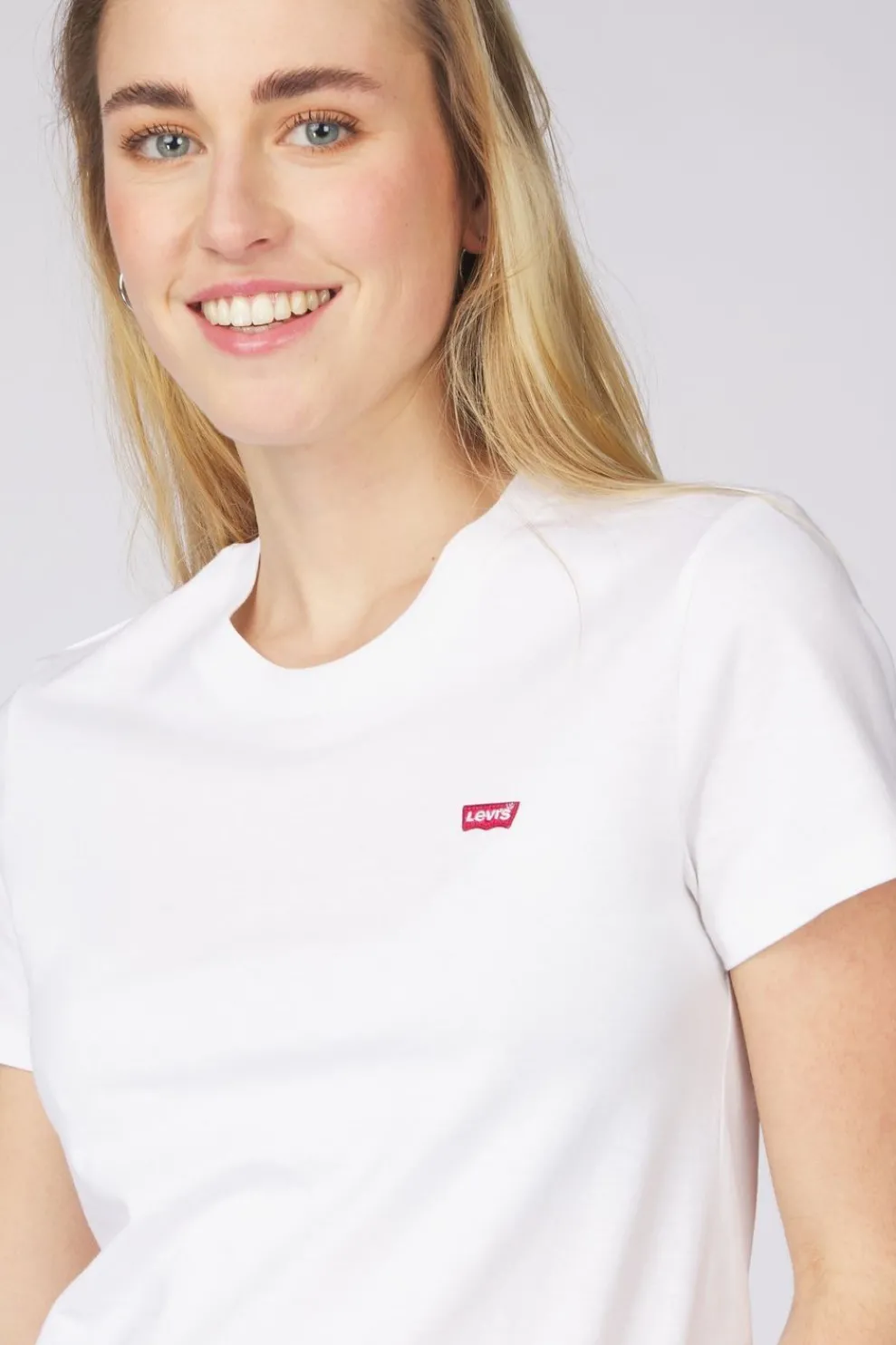 Discount Levi's T-Shirt Perfect Blue Wave Light