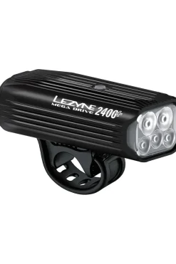 Clearance Lezyne Fietsverlichting Mega Drive 2400+ Front Satin Black