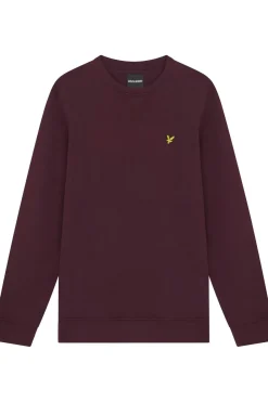 Online Lyle & Scott Crew Neck Burgundy
