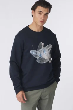 Trui 3D Line Graphic Crew Neck Legacy-Lyle & Scott Outlet